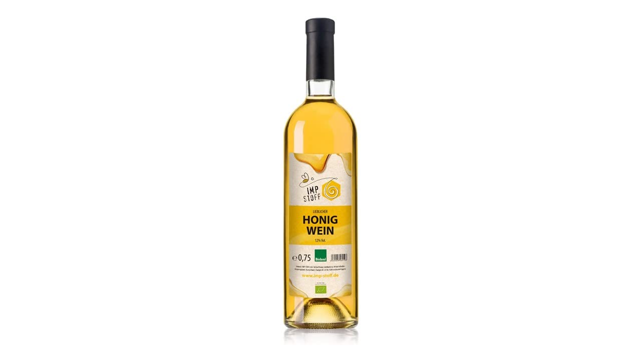 Honigwein Met aus BIOLAND Imkerei, 100% Bienenhonig, 0,75 L, lieblich